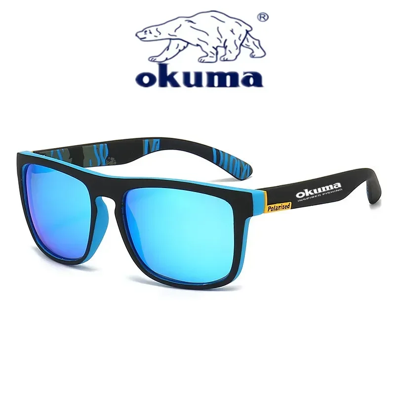 Okuma-gafas de sol polarizadas UV400 para hombre y mujer, lentes de sol al aire libre para caza, pesca, conducci&oacute;n de bicicletas, caja opcional