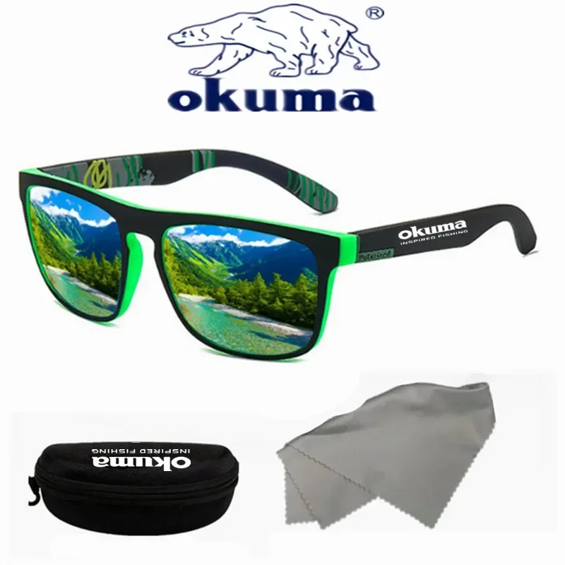 Okuma-gafas de sol polarizadas UV400 para hombre y mujer, lentes de sol al aire libre para caza, pesca, conducci&oacute;n de bicicletas, caja opcional