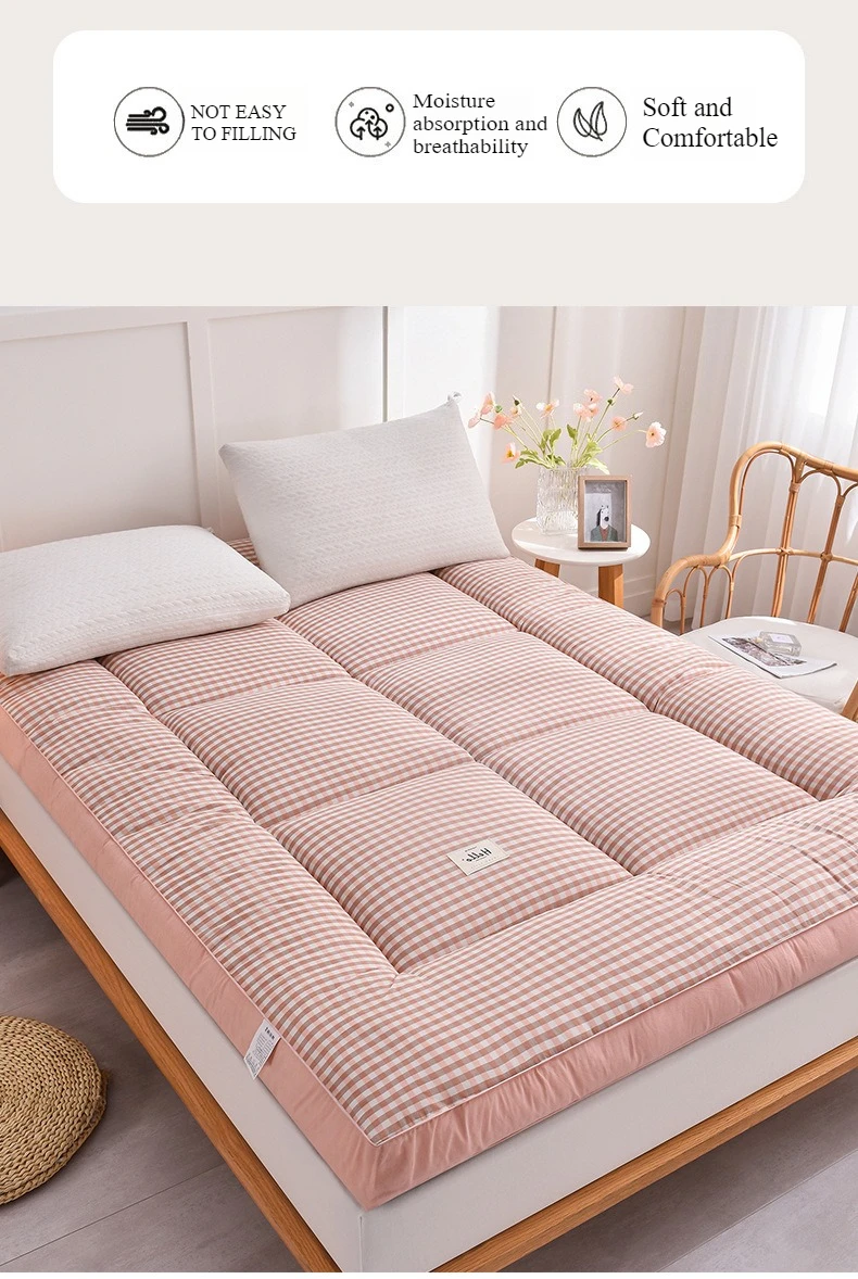 Colchoneta para dormir port&aacute;til, ligera y plegable, Tatami, colch&oacute;n fut&oacute;n japon&eacute;s, tela suave, f&aacute;cil almacenamiento y colch&oacute;n de viaje