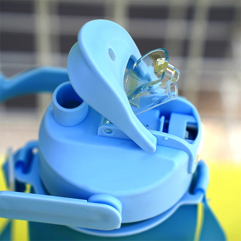 Juego de botella de agua Hexagonal de 3 piezas, gran capacidad, Color degradado, deportes al aire libre, port&aacute;til, doble bebida para estilo de vida activo