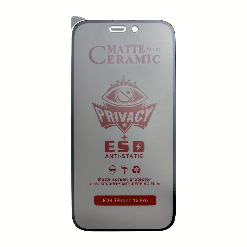 Protector de Pantalla de Cer&aacute;mica Mate con Privacidad para Samsung A35 A57 A37 A36 A54 A53 A55 A56 5G A51 A15 A52S A14 A25 A34 A33, Pel&iacute;cula Anti-Esp&iacute;a