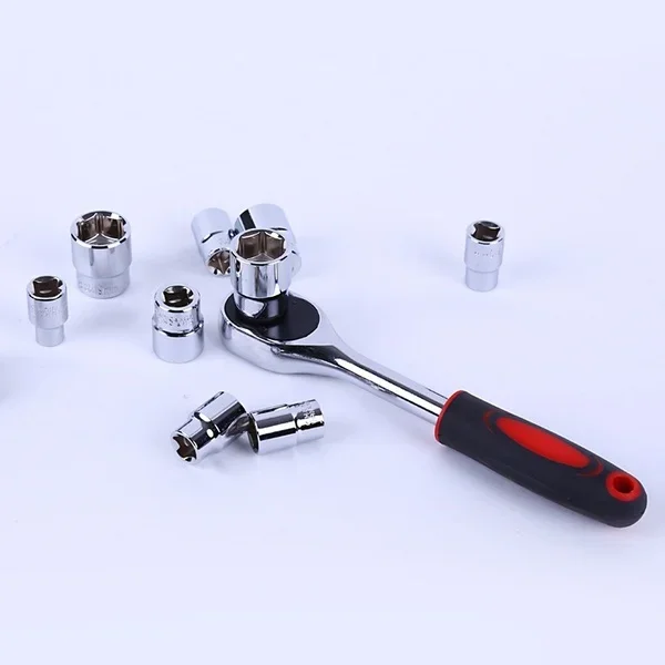 Juego de 12 Uds de llaves y casquillos, herramienta de reparaci&oacute;n de bicicletas y motocicletas, herramientas de reparaci&oacute;n de autom&oacute;viles para barcos y coches, Kit de herramientas multiherramienta par
