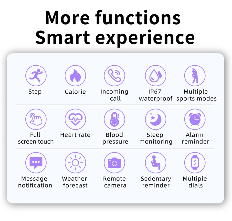 Reloj inteligente LIGE para hombres y mujeres con pantalla completamente t&aacute;ctil, llamadas por Bluetooth, reloj inteligente resistente al agua, relojes deportivos con seguimiento de actividad f&iacute;sica pa