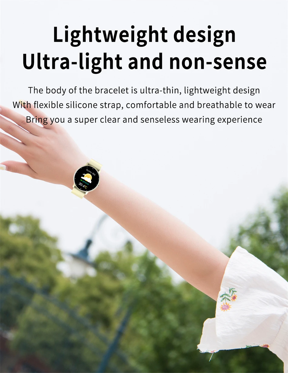 Reloj inteligente LIGE para hombres y mujeres con pantalla completamente t&aacute;ctil, llamadas por Bluetooth, reloj inteligente resistente al agua, relojes deportivos con seguimiento de actividad f&iacute;sica pa