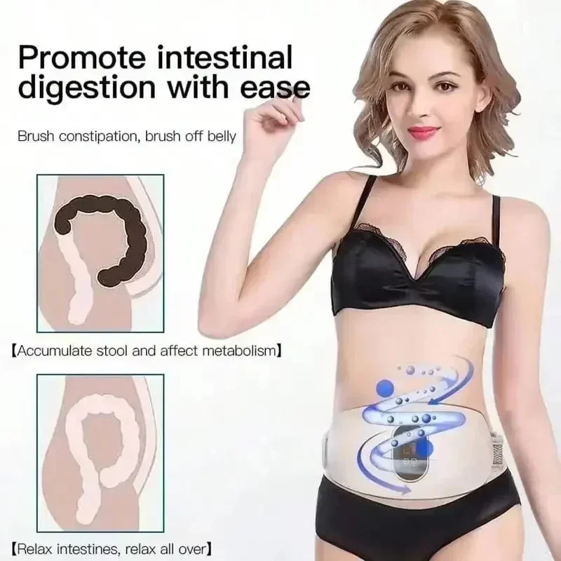 Máquina recargable para adelgazar el cuerpo, cinturón masajeador de cintura, instrumento para perder peso y moldear el cuerpo, alivio del estreñimiento Máquina recargable para adelgazar el cuerpo, cinturón masajeador de cintura, instrumento para perder peso y moldear el cuerpo, alivio del estreñimiento