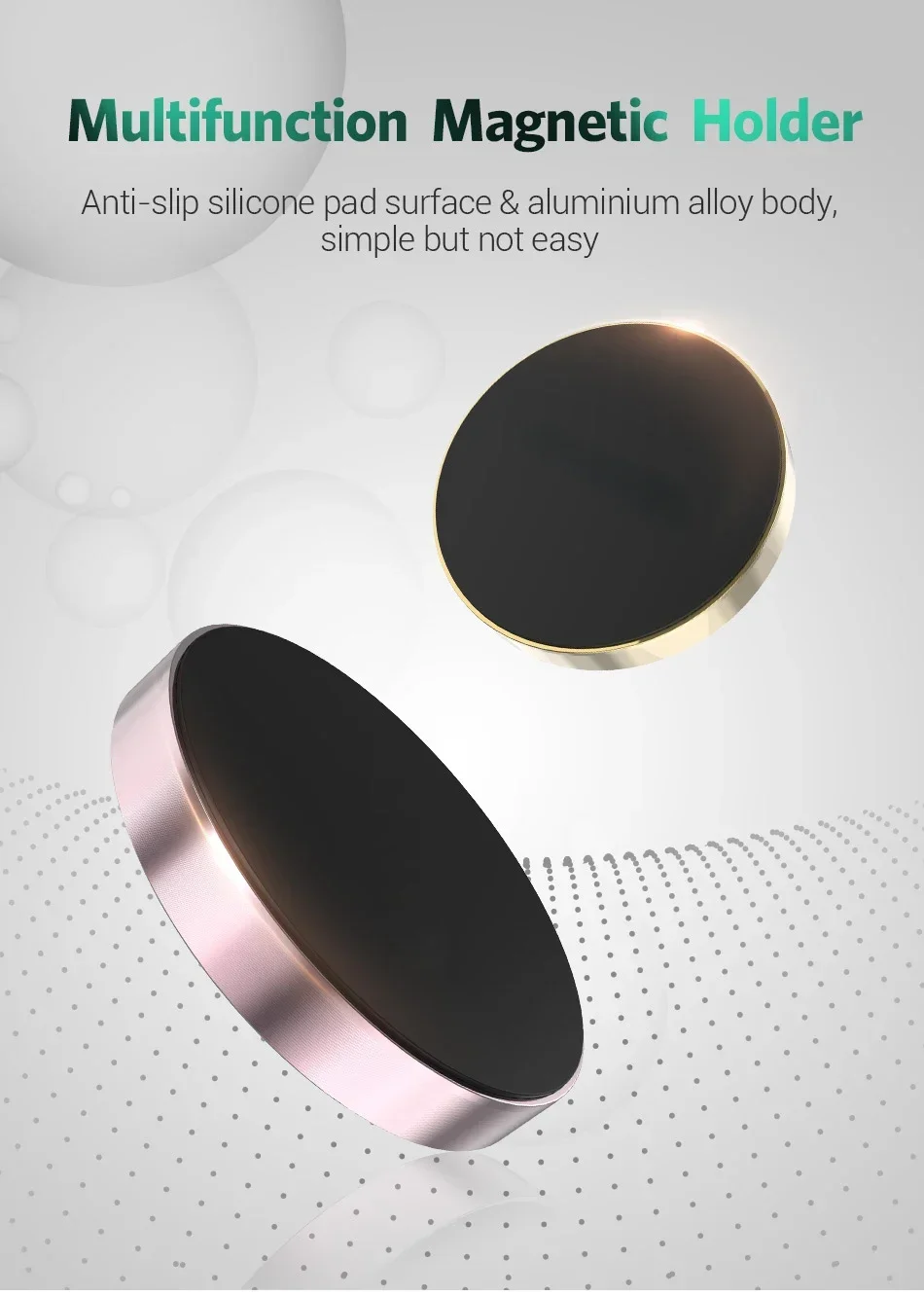Soporte magn&eacute;tico universal para tel&eacute;fono de coche, para iPhone, Xiaomi, Huawei, Samsung, soporte para salpicadero, adhesivo magn&eacute;tico para coche