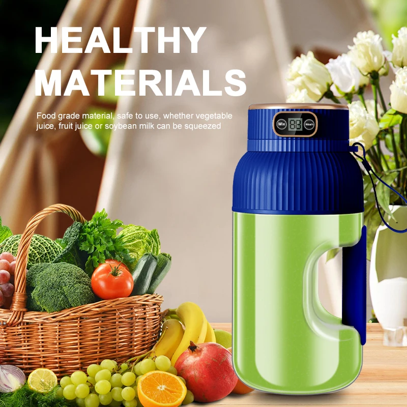 Licuadora exprimidora portátil de 1000ML, exprimidor de frutas con carga USB, taza de jugo de fruta de naranja y limón, licuadora de batidos, herramientas de cocina Licuadora exprimidora portátil de 1000ML, exprimidor de frutas con carga USB, taza de jugo de fruta de naranja y limón, licuadora de batidos, herramientas de cocina