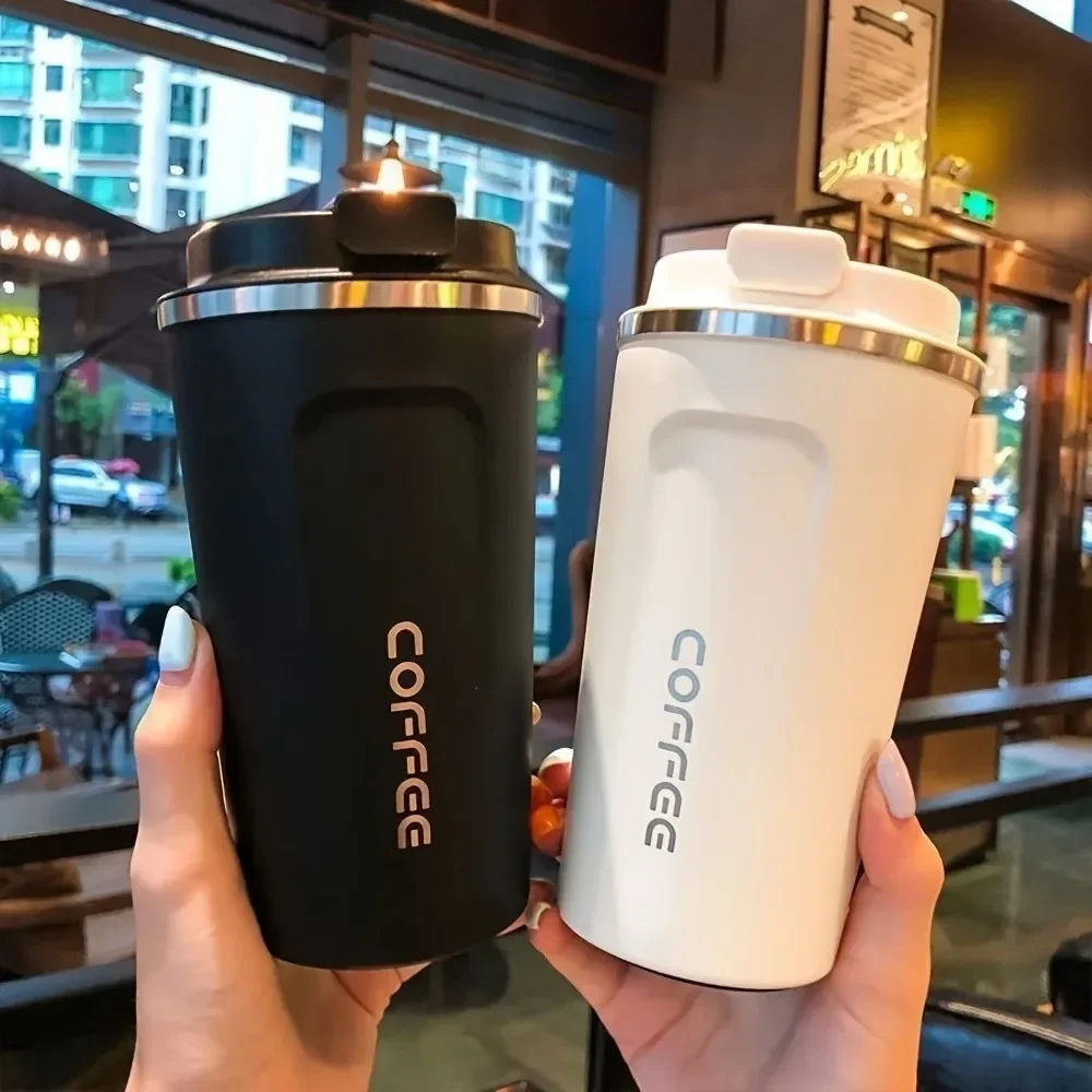 Taza T&eacute;rmica Inteligente de Acero Inoxidable con Pantalla LED de Temperatura, Vaso de Viaje Aislado a Prueba de Fugas, Termo para Auto