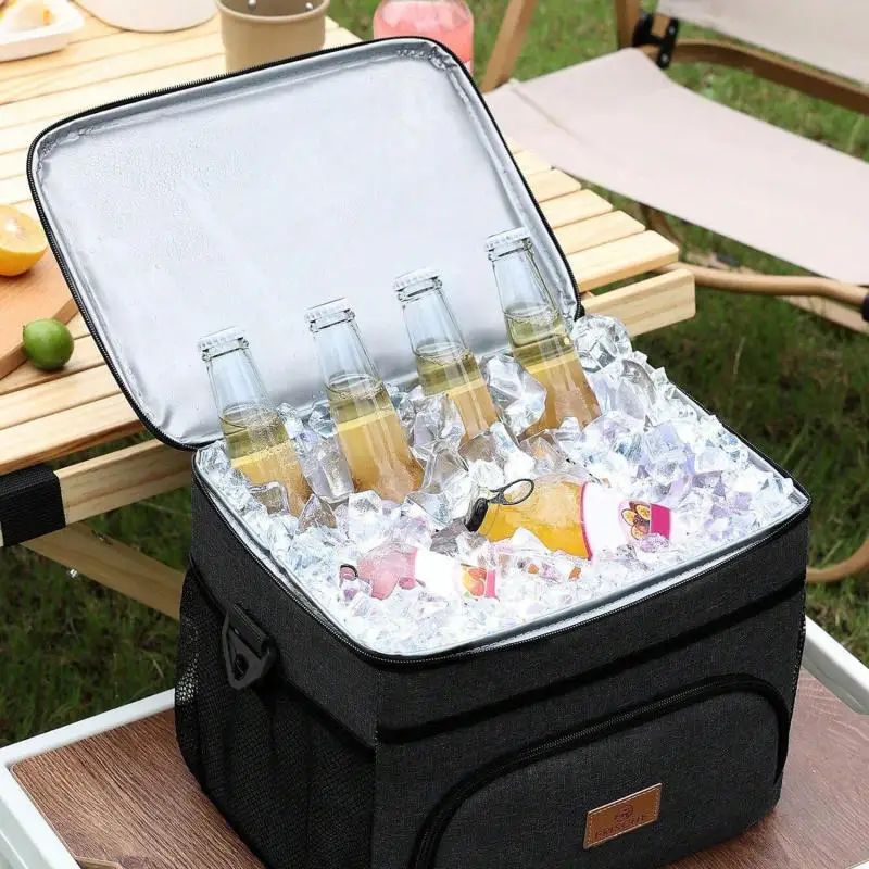 Mochila T&eacute;rmica para Almuerzo de Gran Capacidad, a Prueba de Fugas, Bolsa Aislante para Picnic, Bolsa de Hombro para Almacenamiento al Aire Libre