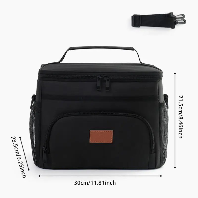 Mochila T&eacute;rmica para Almuerzo de Gran Capacidad, a Prueba de Fugas, Bolsa Aislante para Picnic, Bolsa de Hombro para Almacenamiento al Aire Libre