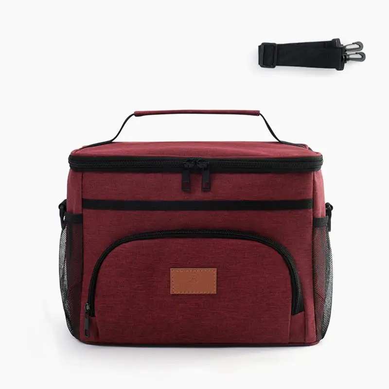 Mochila T&eacute;rmica para Almuerzo de Gran Capacidad, a Prueba de Fugas, Bolsa Aislante para Picnic, Bolsa de Hombro para Almacenamiento al Aire Libre