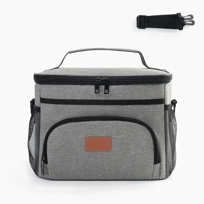 Mochila T&eacute;rmica para Almuerzo de Gran Capacidad, a Prueba de Fugas, Bolsa Aislante para Picnic, Bolsa de Hombro para Almacenamiento al Aire Libre