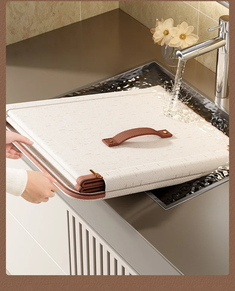 Caja de almacenamiento grande para el hogar, caja organizadora de almacenamiento con cremallera de lino y algod&oacute;n de carcasa dura resistente con tapa para ropa, juguetes, mantas