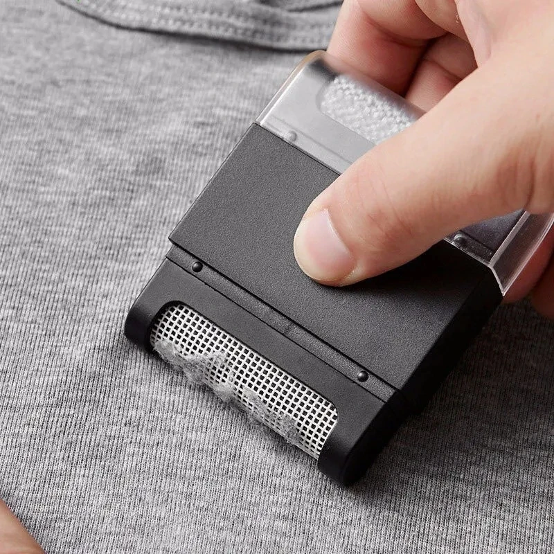 Quitapelusas port&aacute;til para ropa, rodillo Manual de doble cara para quitar alfombras y su&eacute;teres, raspador de pelo para mascotas, suministros de limpieza del hogar