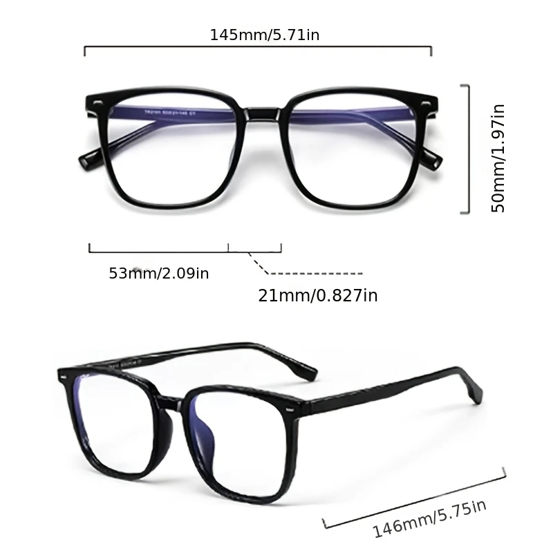 1 par de gafas anti-luz azul electr&oacute;nica que cambian de color, unisex, con montura cuadrada, adecuadas para ordenadores, juegos y trabajo
