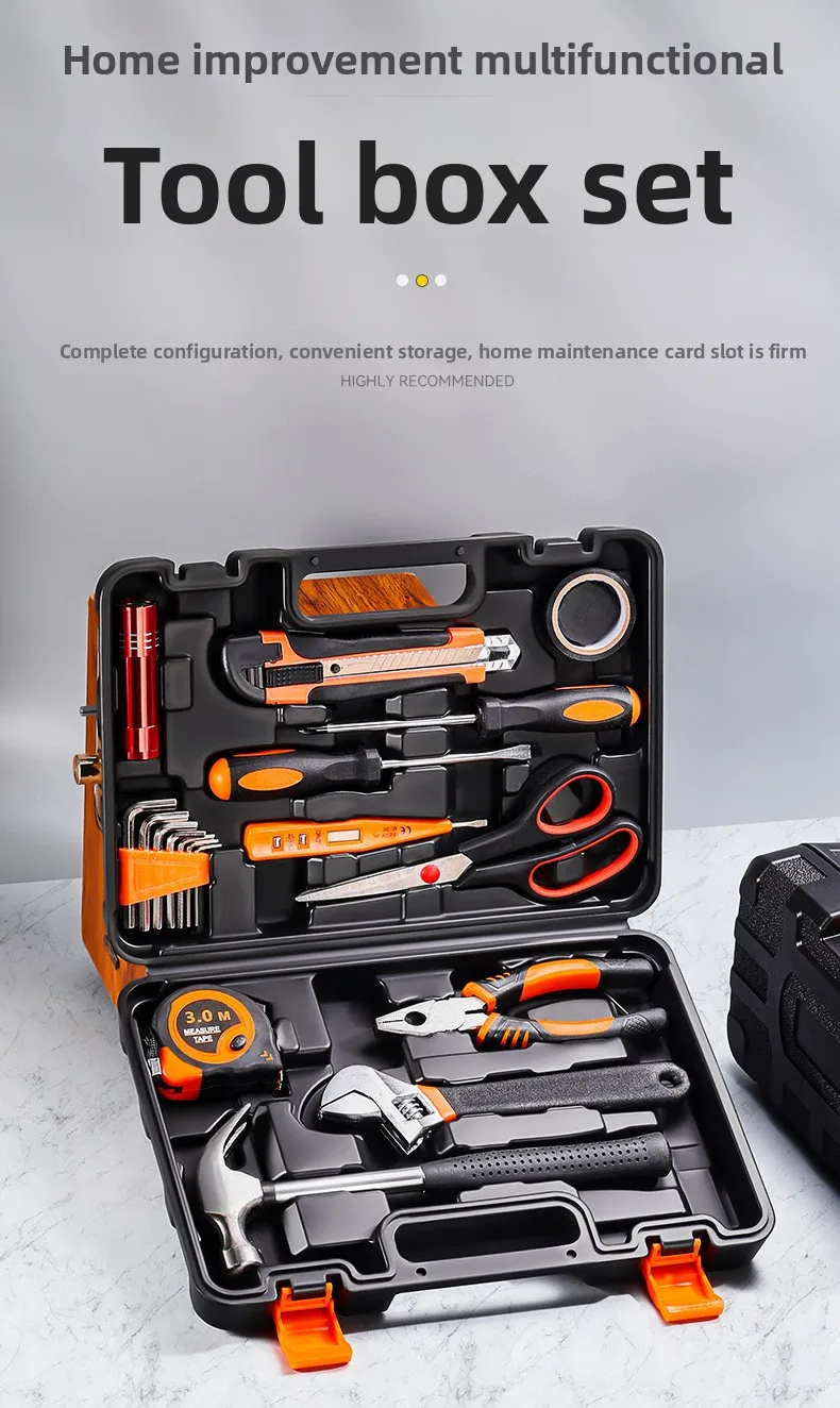 Juego de Herramientas para Reparaciones del Hogar y Autom&oacute;viles - Kit de Llaves Combinadas Multifuncionales de Grado Industrial