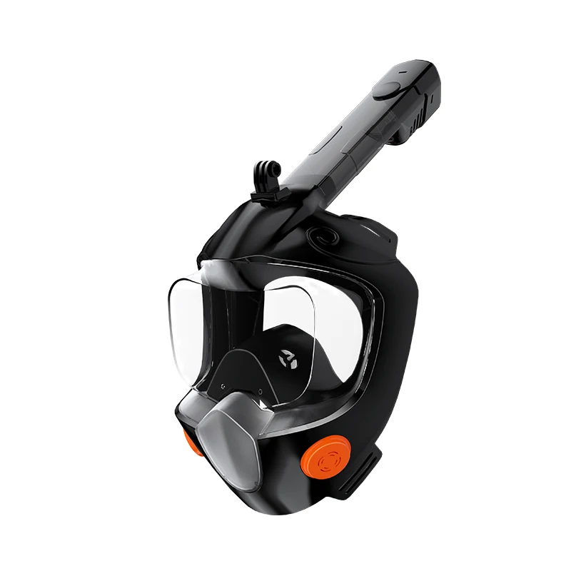 M&aacute;scara de Snorkel de Cara Completa 180 &deg; Snorkel Panor&aacute;mico con Parte Superior Seca, Antivaho, Antiderrames, Equipo de Buceo y Nataci&oacute;n Seguro para Adultos