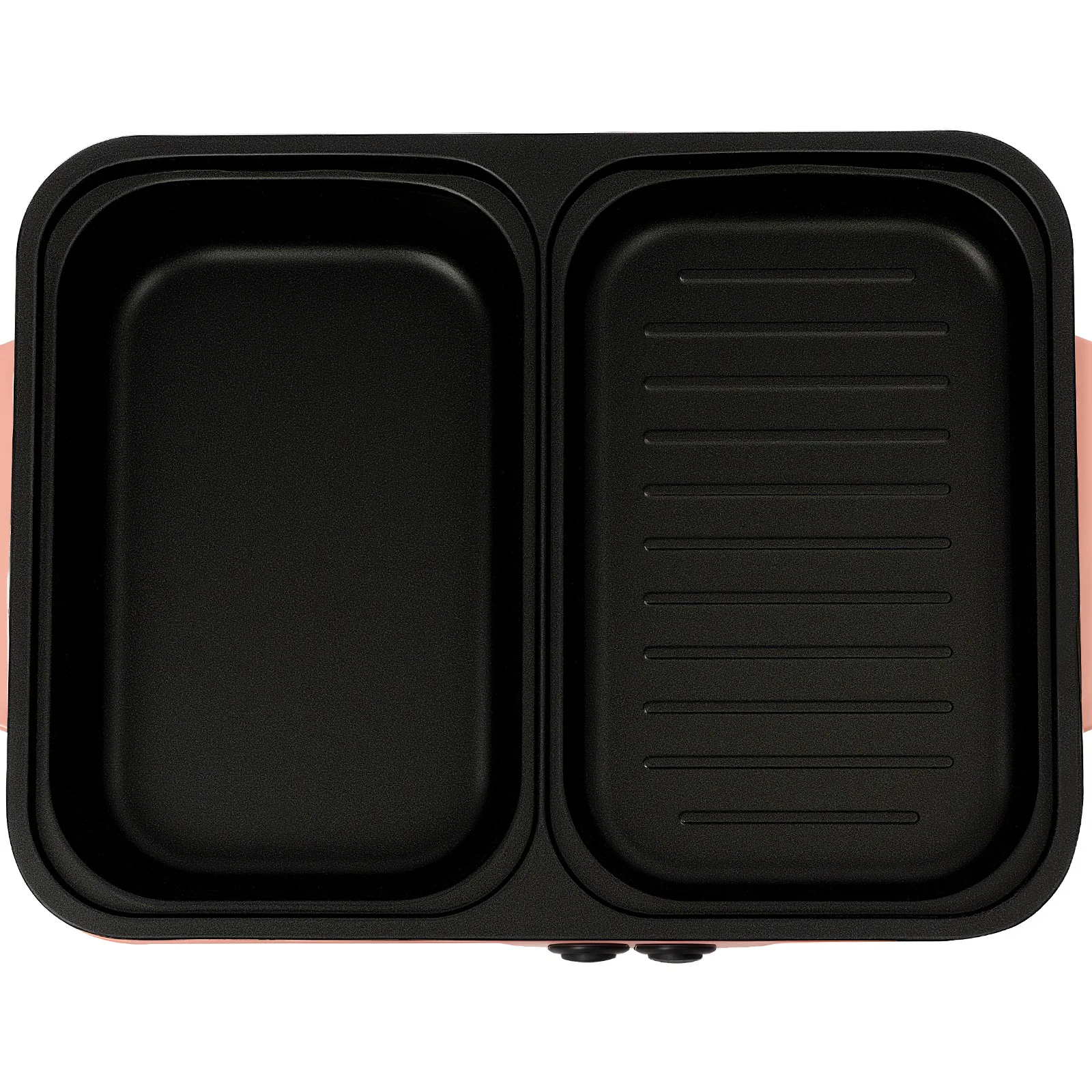 Olla caliente el&eacute;ctrica 2 en 1 con plancha, sart&eacute;n antiadherente de mesa, cocina para parrilla de verduras, olla Shabu para barbacoa, olla para cocinar fideos para el hogar