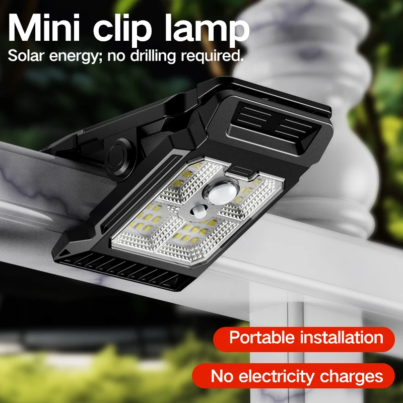 1-4 Luces Solares con Sensor de Movimiento, Lámpara de Trabajo Impermeable para Exteriores, 3 Modos de Iluminación, Lámpara LED para Camping, Valla, Pared, Garaje 1-4 Luces Solares con Sensor de Movimiento, Lámpara de Trabajo Impermeable para Exteriores, 3 Modos de Iluminación, Lámpara LED para Camping, Valla, Pared, Garaje