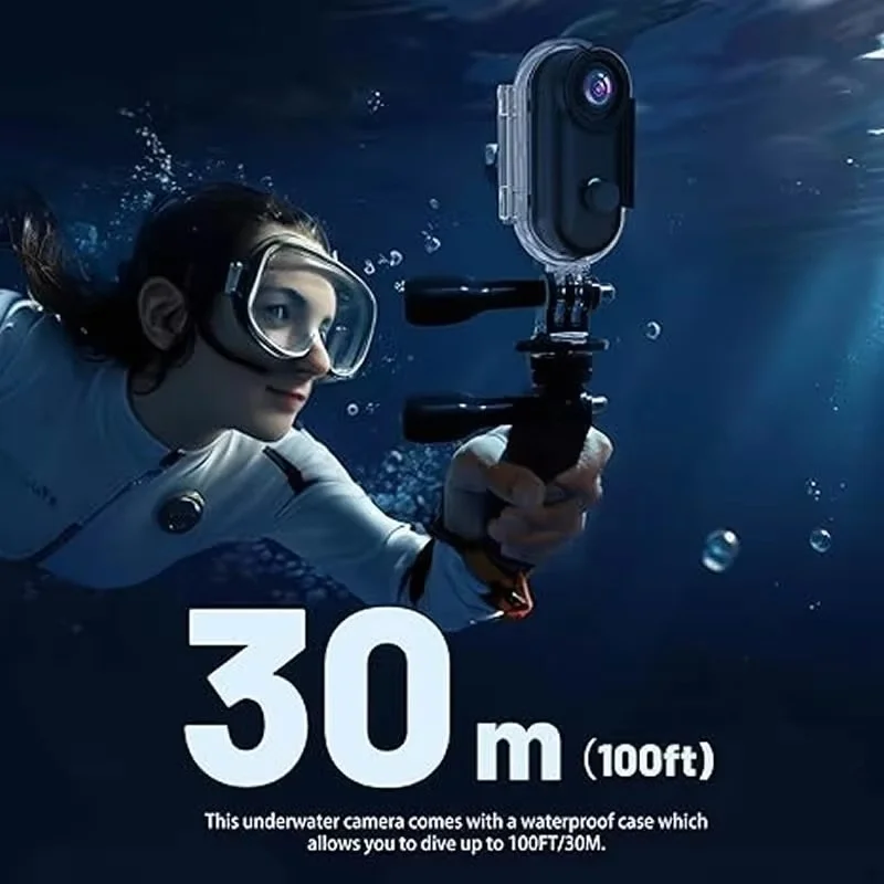 Accesorios para C&aacute;mara, Estuche Impermeable para C&aacute;mara, 360 &deg; Accesorio para C&aacute;mara de Acci&oacute;n Panor&aacute;mica, Carcasa Sumergible con Profundidad de Inmersi&oacute;n de 40 m