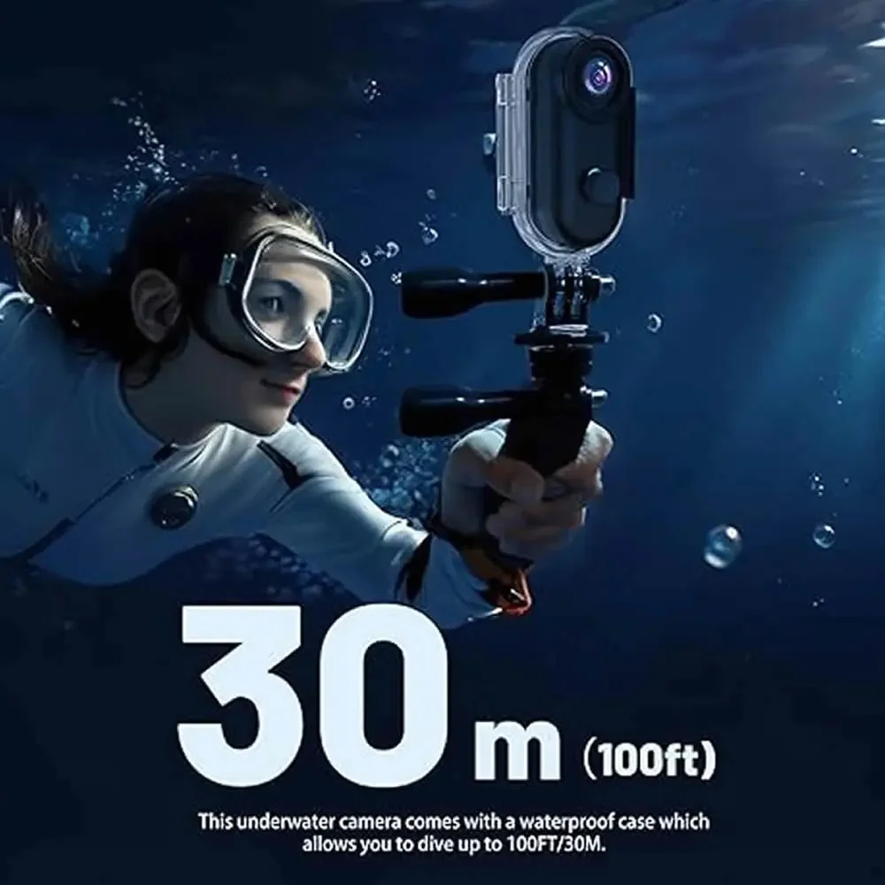 Accesorios para C&aacute;mara, Estuche Impermeable para C&aacute;mara, 360 &deg; Accesorio para C&aacute;mara de Acci&oacute;n Panor&aacute;mica, Carcasa Sumergible con Profundidad de Inmersi&oacute;n de 40 m