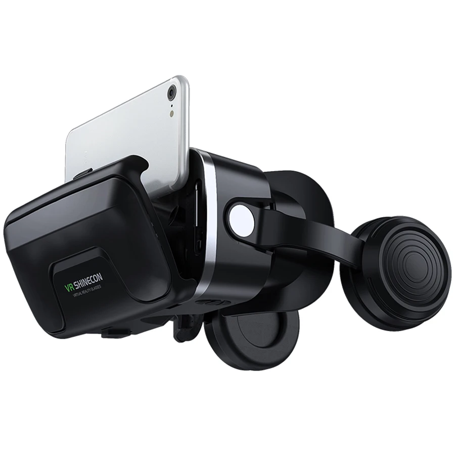 Gafas de realidad Virtual 3D VR, dispositivos de auriculares, lentes de casco, gafas inteligentes para tel&eacute;fonos inteligentes, tel&eacute;fono m&oacute;vil, juego de visor Viar