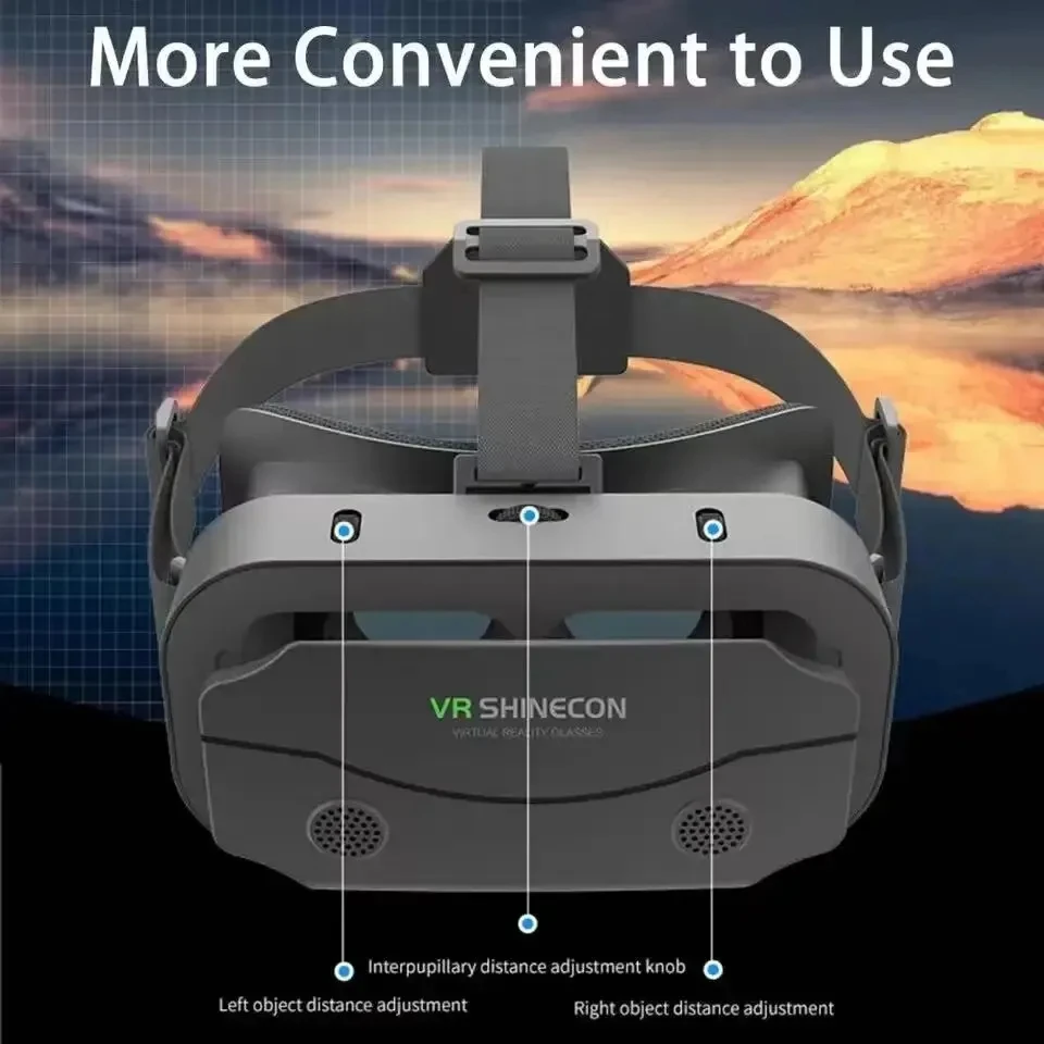 Gafas de realidad Virtual 3D VR, dispositivos de auriculares, lentes de casco, gafas inteligentes para teléfonos inteligentes, teléfono móvil, juego de visor Viar Gafas de realidad Virtual 3D VR, dispositivos de auriculares, lentes de casco, gafas inteligentes para teléfonos inteligentes, teléfono móvil, juego de visor Viar