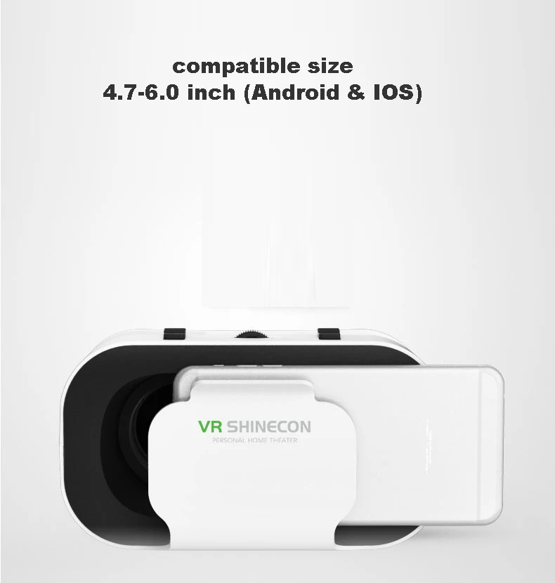 Gafas de realidad Virtual 3D VR, dispositivos de auriculares, lentes de casco, gafas inteligentes para tel&eacute;fonos inteligentes, tel&eacute;fono m&oacute;vil, juego de visor Viar