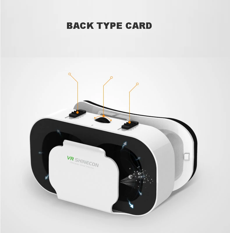 Gafas de realidad Virtual 3D VR, dispositivos de auriculares, lentes de casco, gafas inteligentes para tel&eacute;fonos inteligentes, tel&eacute;fono m&oacute;vil, juego de visor Viar