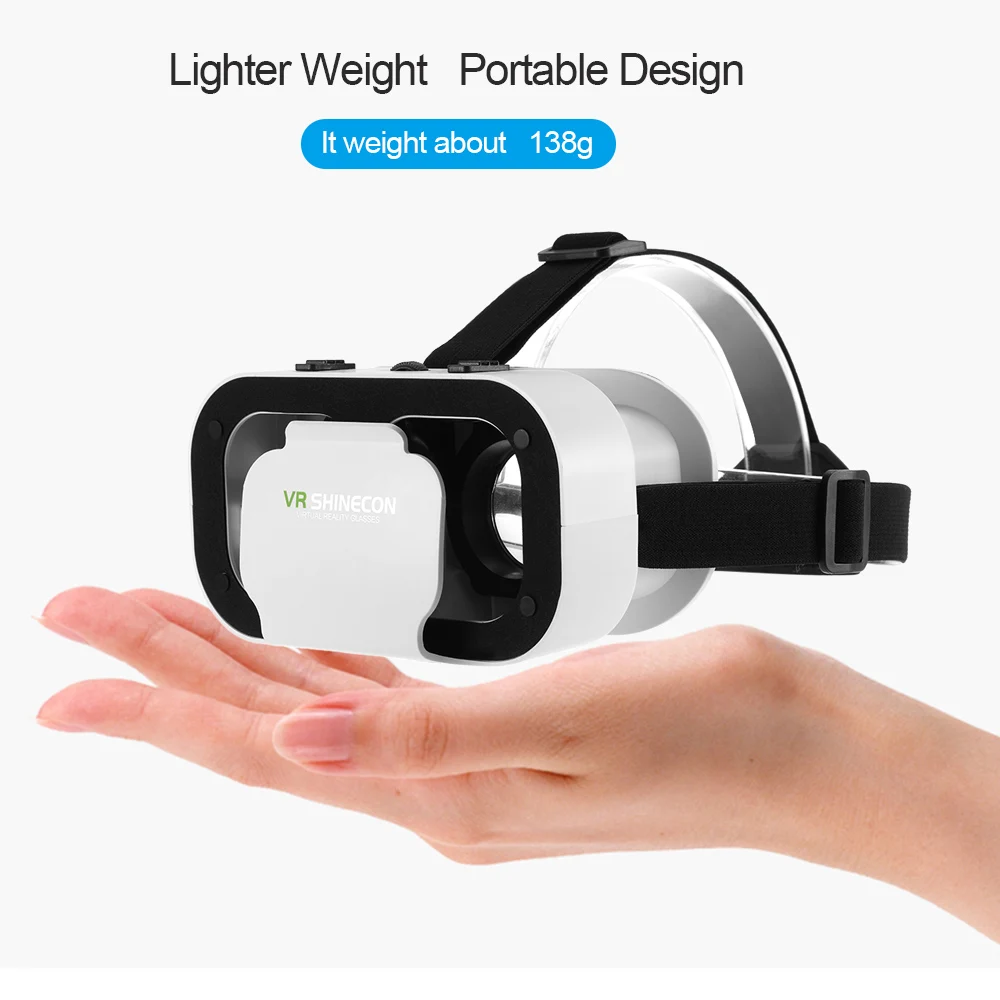Gafas de realidad Virtual 3D VR, dispositivos de auriculares, lentes de casco, gafas inteligentes para tel&eacute;fonos inteligentes, tel&eacute;fono m&oacute;vil, juego de visor Viar