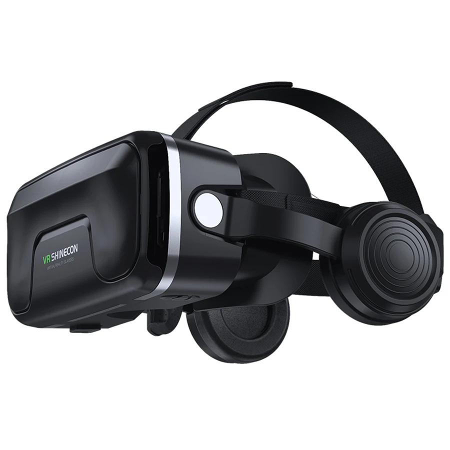 Gafas de realidad Virtual 3D VR, dispositivos de auriculares, lentes de casco, gafas inteligentes para tel&eacute;fonos inteligentes, tel&eacute;fono m&oacute;vil, juego de visor Viar