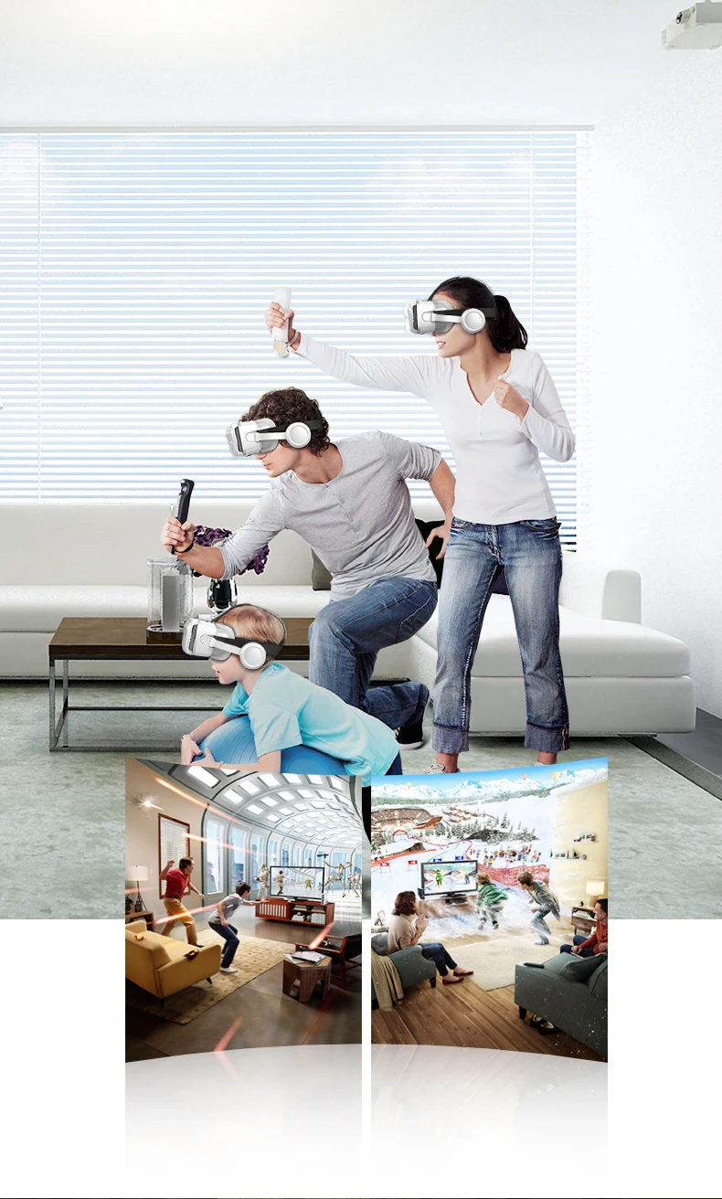 Gafas de realidad Virtual 3D VR, dispositivos de auriculares, lentes de casco, gafas inteligentes para tel&eacute;fonos inteligentes, tel&eacute;fono m&oacute;vil, juego de visor Viar