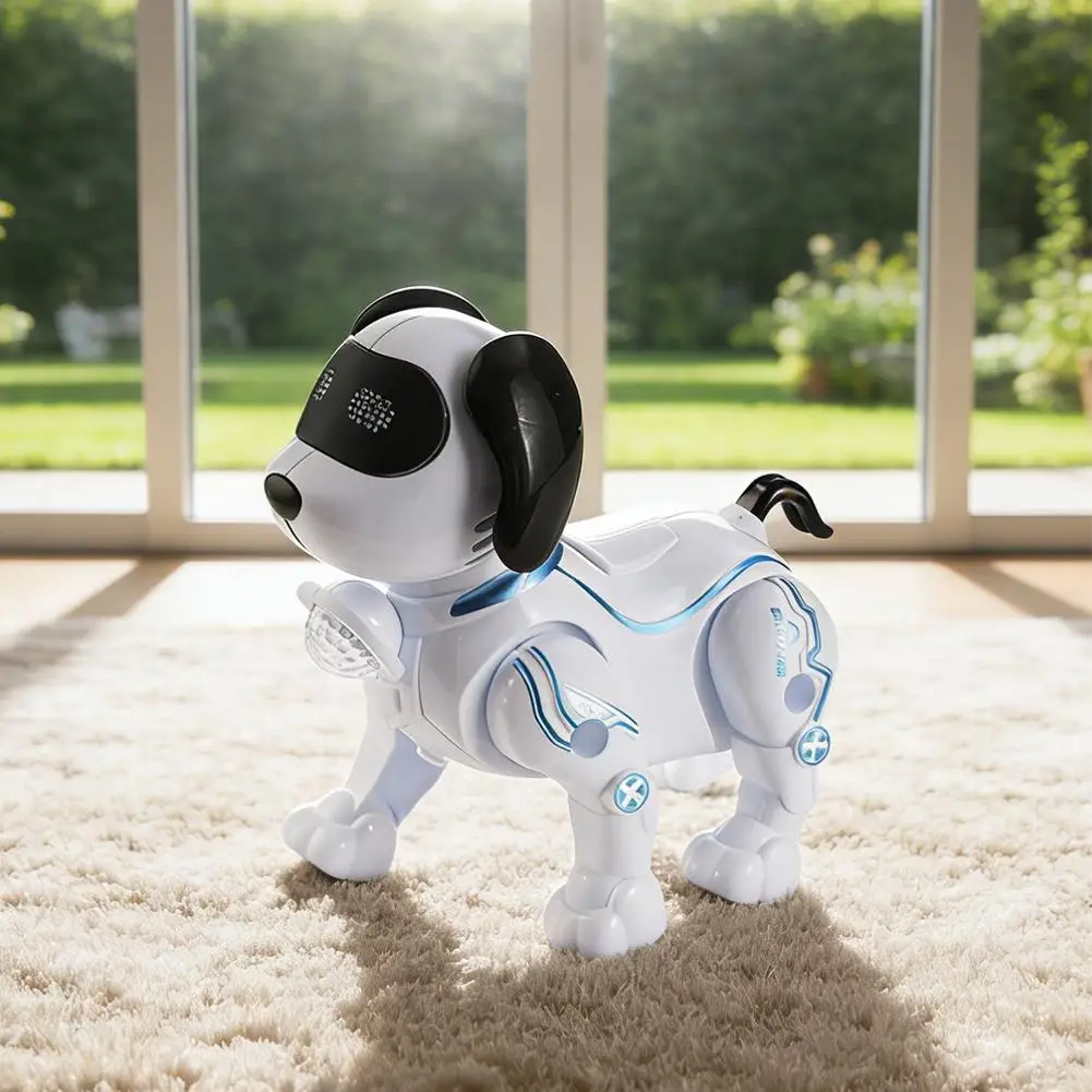 Robot Perro Musical Inteligente Programable, Camina y Baila, Regalo de Cumplea&ntilde;os para Ni&ntilde;os y Ni&ntilde;as
