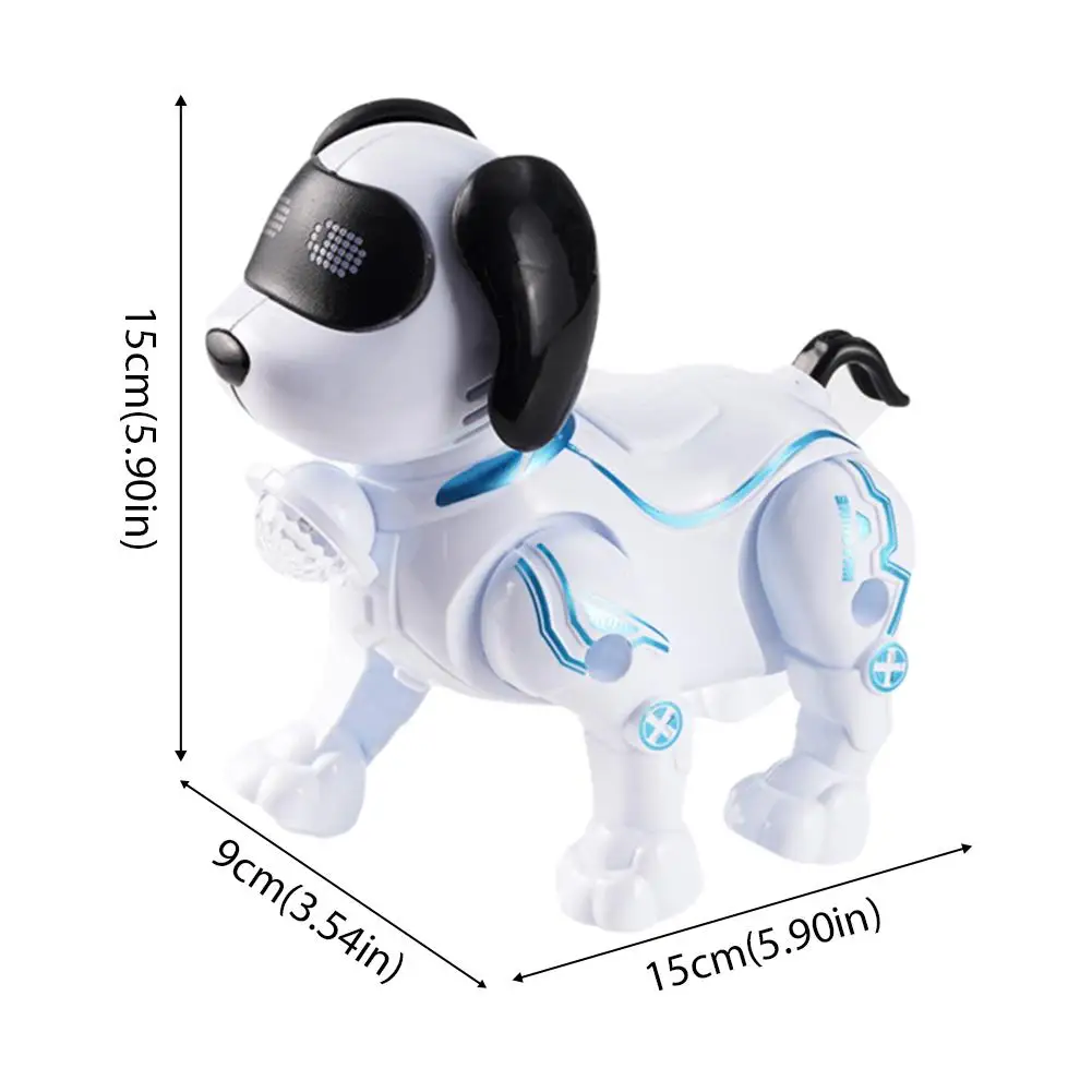 Robot Perro Musical Inteligente Programable, Camina y Baila, Regalo de Cumplea&ntilde;os para Ni&ntilde;os y Ni&ntilde;as