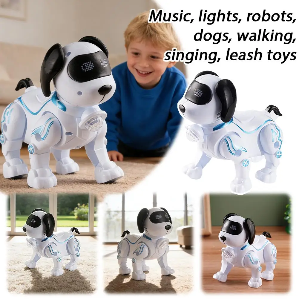 Robot Perro Musical Inteligente Programable, Camina y Baila, Regalo de Cumplea&ntilde;os para Ni&ntilde;os y Ni&ntilde;as