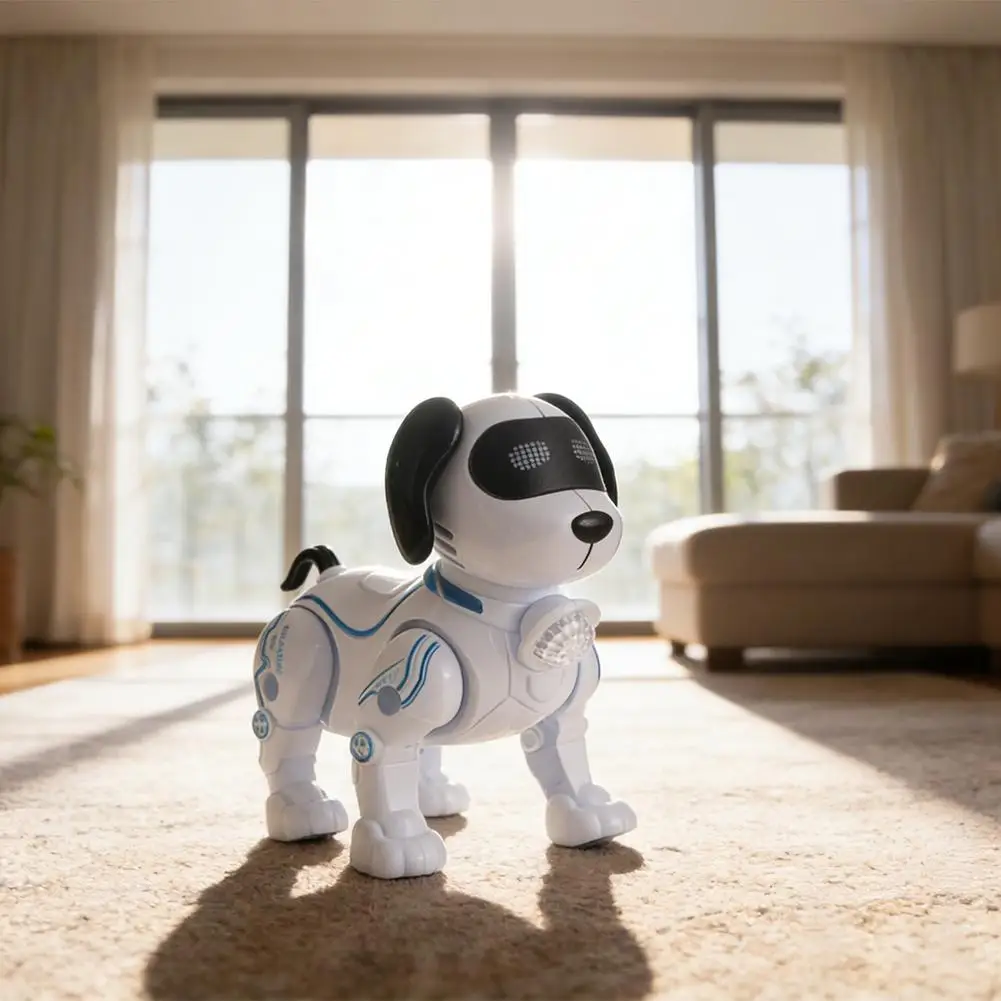 Robot Perro Musical Inteligente Programable, Camina y Baila, Regalo de Cumplea&ntilde;os para Ni&ntilde;os y Ni&ntilde;as