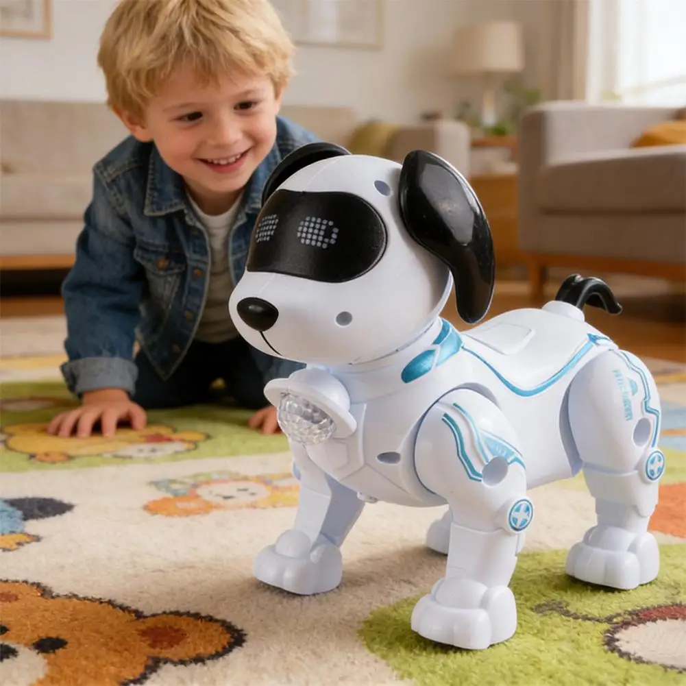 Robot Perro Musical Inteligente Programable, Camina y Baila, Regalo de Cumplea&ntilde;os para Ni&ntilde;os y Ni&ntilde;as