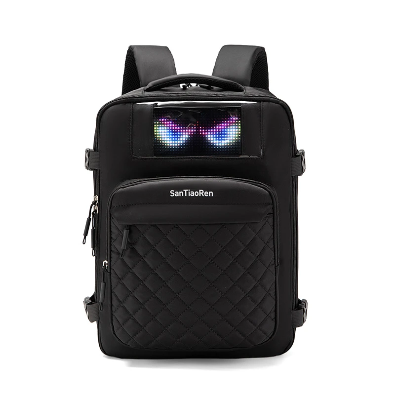 Mochila de fitness, mochila para exteriores, bolsa para computadora de gran capacidad, almacenamiento en capas, emisor de luz Mochila de fitness, mochila para exteriores, bolsa para computadora de gran capacidad, almacenamiento en capas, emisor de luz