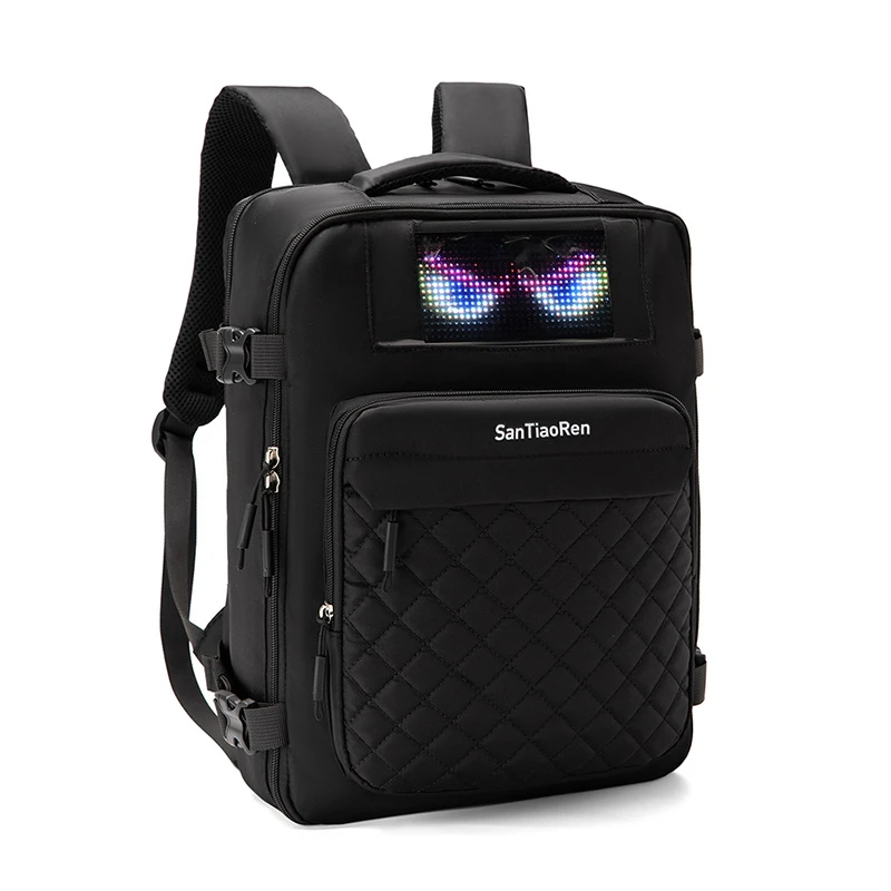 Mochila de fitness, mochila para exteriores, bolsa para computadora de gran capacidad, almacenamiento en capas, emisor de luz Mochila de fitness, mochila para exteriores, bolsa para computadora de gran capacidad, almacenamiento en capas, emisor de luz