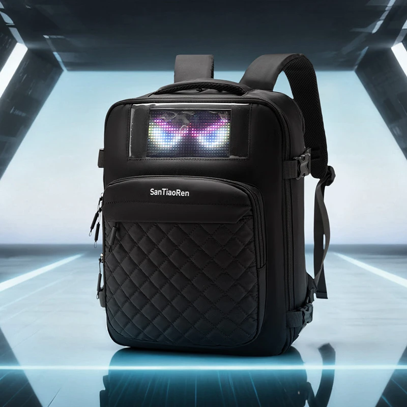 Mochila de fitness, mochila para exteriores, bolsa para computadora de gran capacidad, almacenamiento en capas, emisor de luz Mochila de fitness, mochila para exteriores, bolsa para computadora de gran capacidad, almacenamiento en capas, emisor de luz