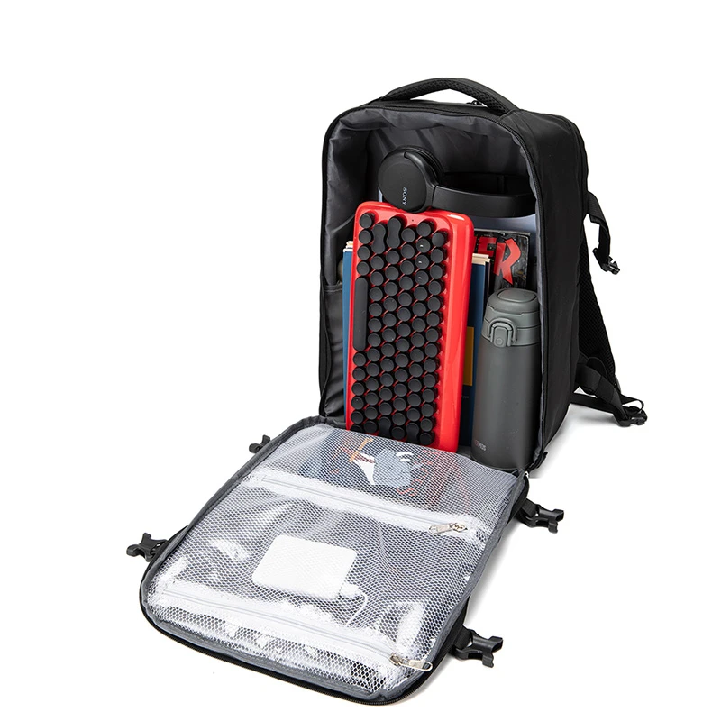 Mochila de fitness, mochila para exteriores, bolsa para computadora de gran capacidad, almacenamiento en capas, emisor de luz Mochila de fitness, mochila para exteriores, bolsa para computadora de gran capacidad, almacenamiento en capas, emisor de luz