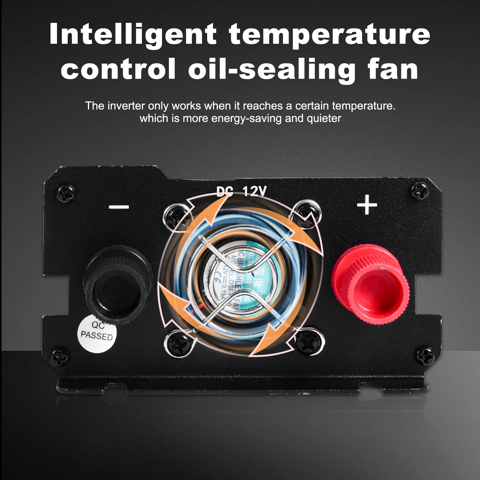 Inversor de Corriente para Auto de 6000W, DC 12V a AC 110V 60Hz, Onda Sinusoidal, Convertidor de Energ&iacute;a Solar, Pantalla LCD, Carga R&aacute;pida