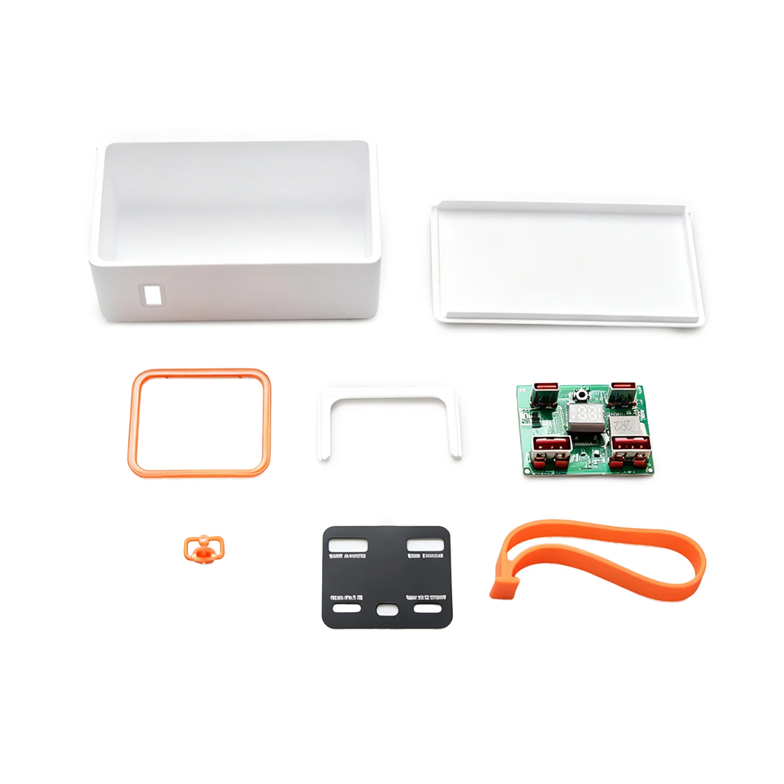 Caja de banco de energ&iacute;a desmontable DIY 4*21700 bater&iacute;a PD 22,5 W carcasa de carga r&aacute;pida pantalla Digital LCD banco de energ&iacute;a caja de bater&iacute;a DIY