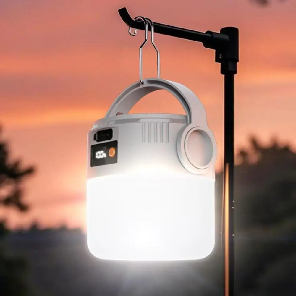 Luz Solar para Camping, Recargable por USB, Port&aacute;til, Impermeable, Linterna de Emergencia para Senderismo, Excursionismo, Actividades con Tienda de Campa&ntilde;a