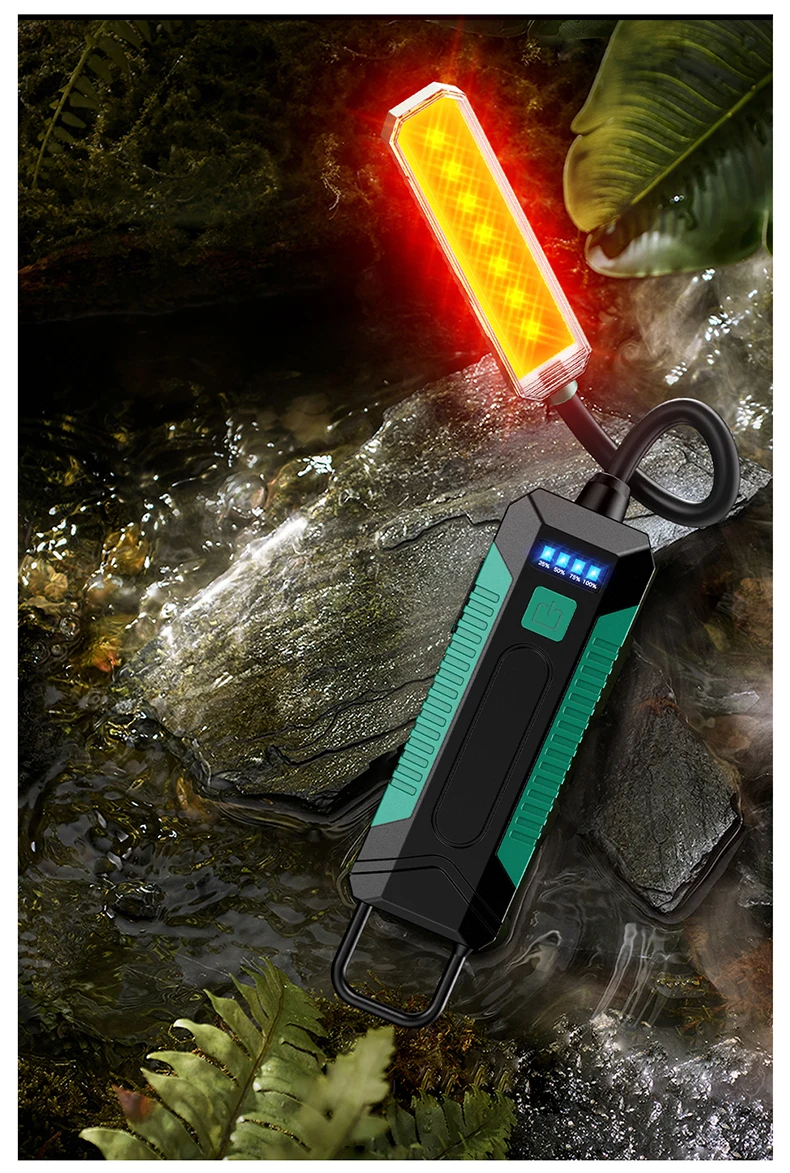 Luz de Trabajo Magn&eacute;tica Ultra Brillante y Resistente, Luz para Reparaci&oacute;n y Mantenimiento de Autom&oacute;viles, Advertencia Intermitente Roja, Iluminaci&oacute;n de Carga para Exteriores