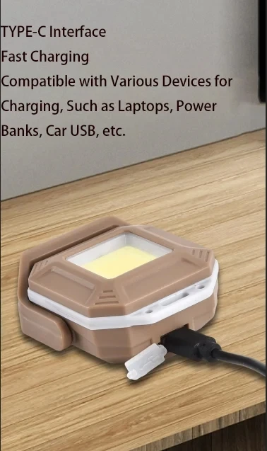 Luz de trabajo LED recargable: l&aacute;mpara de inspecci&oacute;n impermeable con base magn&eacute;tica para reparaci&oacute;n de autom&oacute;viles, uso de emergencia y taller