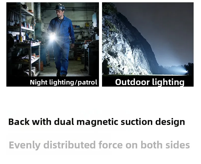 Luz de Trabajo para Reparación de Automóviles, Luz Potente Súper Brillante con Succión Magnética, Recargable con Batería de Litio, Especial para Reparación de Autos Luz de Trabajo para Reparación de Automóviles, Luz Potente Súper Brillante con Succión Magnética, Recargable con Batería de Litio, Especial para Reparación de Autos
