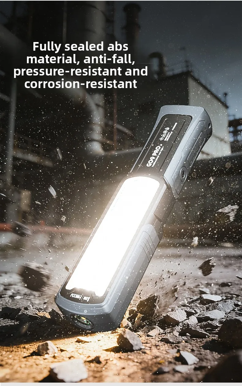 Luz de Trabajo para Reparación de Automóviles, Luz Potente Súper Brillante con Succión Magnética, Recargable con Batería de Litio, Especial para Reparación de Autos Luz de Trabajo para Reparación de Automóviles, Luz Potente Súper Brillante con Succión Magnética, Recargable con Batería de Litio, Especial para Reparación de Autos