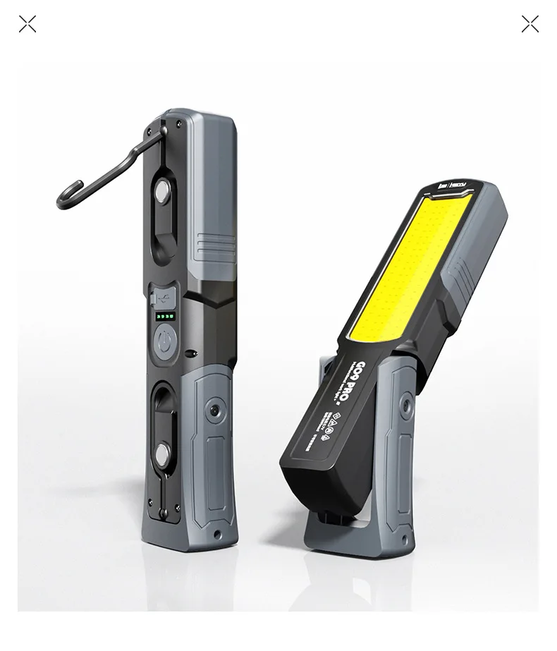 Luz de Trabajo para Reparación de Automóviles, Luz Potente Súper Brillante con Succión Magnética, Recargable con Batería de Litio, Especial para Reparación de Autos Luz de Trabajo para Reparación de Automóviles, Luz Potente Súper Brillante con Succión Magnética, Recargable con Batería de Litio, Especial para Reparación de Autos