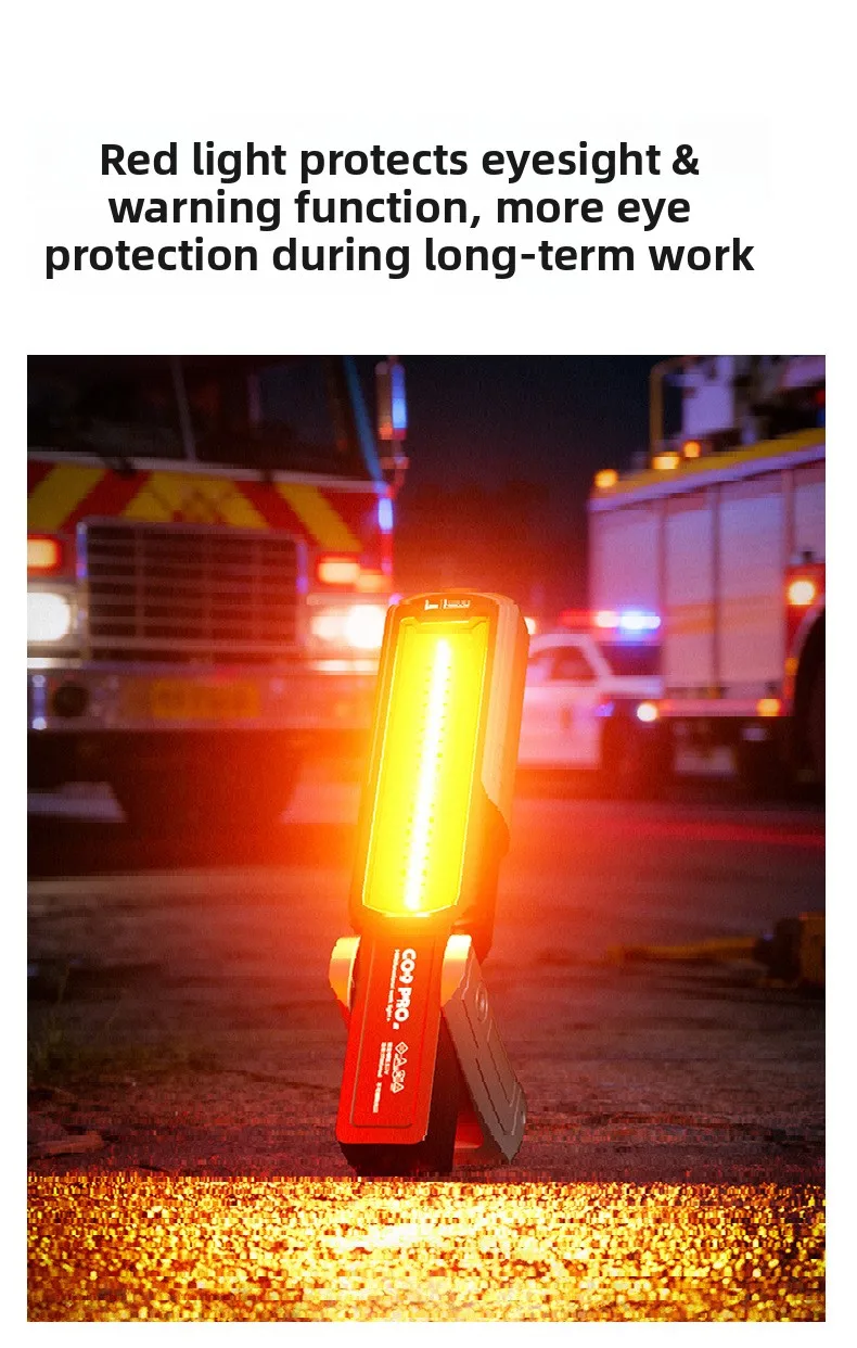 Luz de Trabajo para Reparación de Automóviles, Luz Potente Súper Brillante con Succión Magnética, Recargable con Batería de Litio, Especial para Reparación de Autos Luz de Trabajo para Reparación de Automóviles, Luz Potente Súper Brillante con Succión Magnética, Recargable con Batería de Litio, Especial para Reparación de Autos